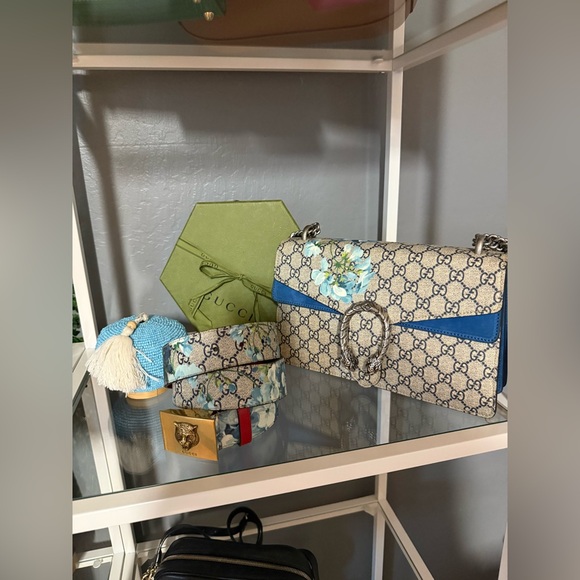 GUCCI GG Supreme Blooms Tiger Belt Size 34 - Picture 9 of 10